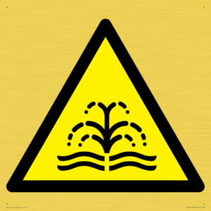 W516 Warning: fountain/water plume